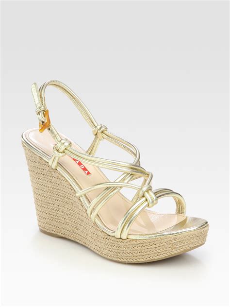 prada wedges sandals|prada chunky heel sandal.